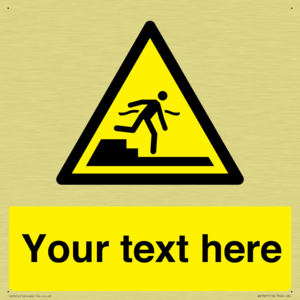 Custom warning Submerged step or steps